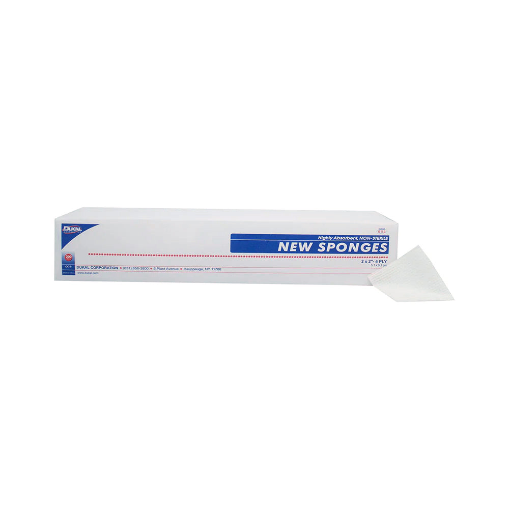 Non-Woven, 2" x 2", Non-Sterile - Pack of 200