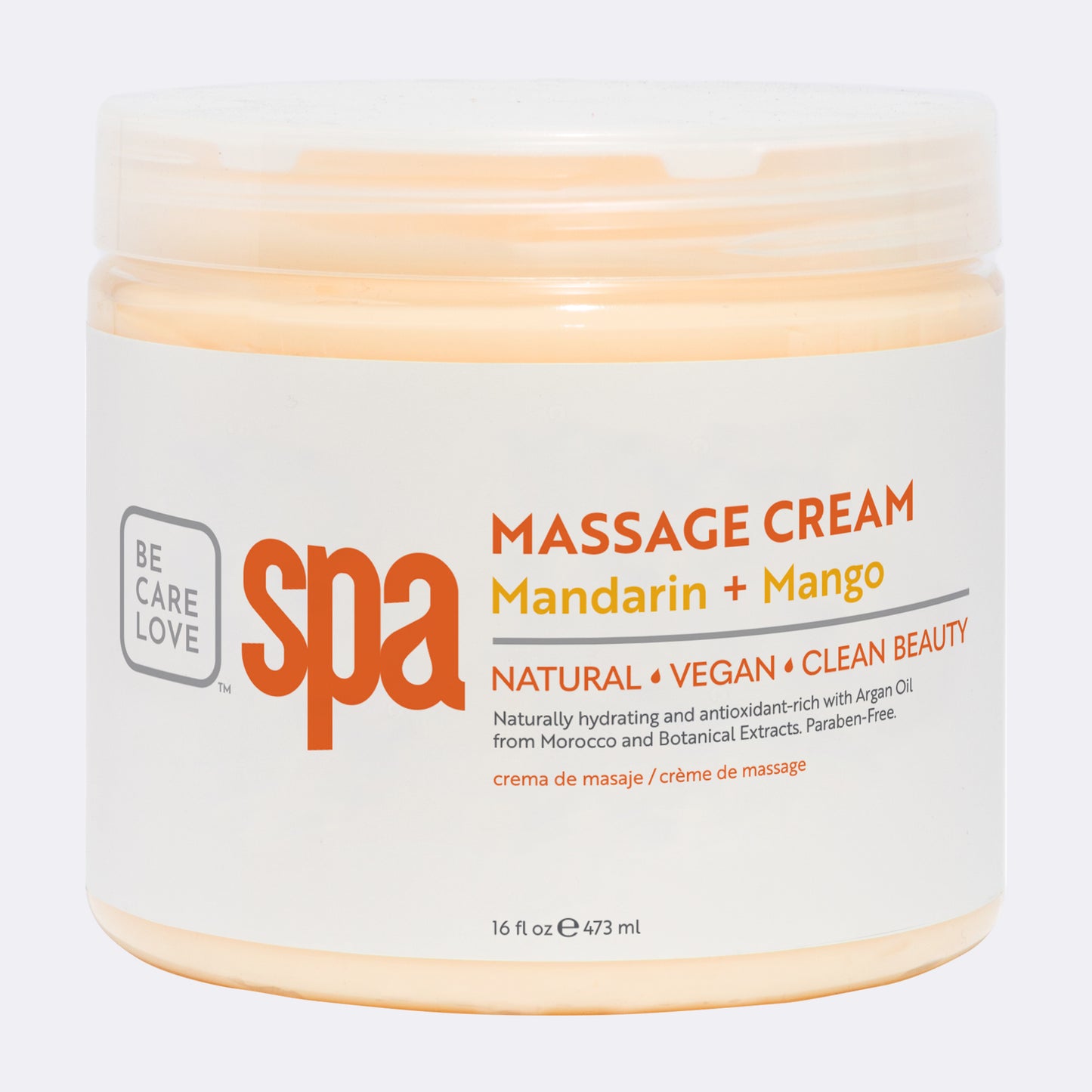 BCL - Mandarin & Mango, Massage Cream, 16 oz.